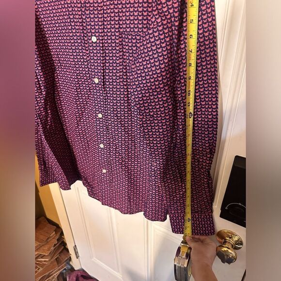 Crab button up shirt 🦀 - See measurements in pics - Picture 8 of 9